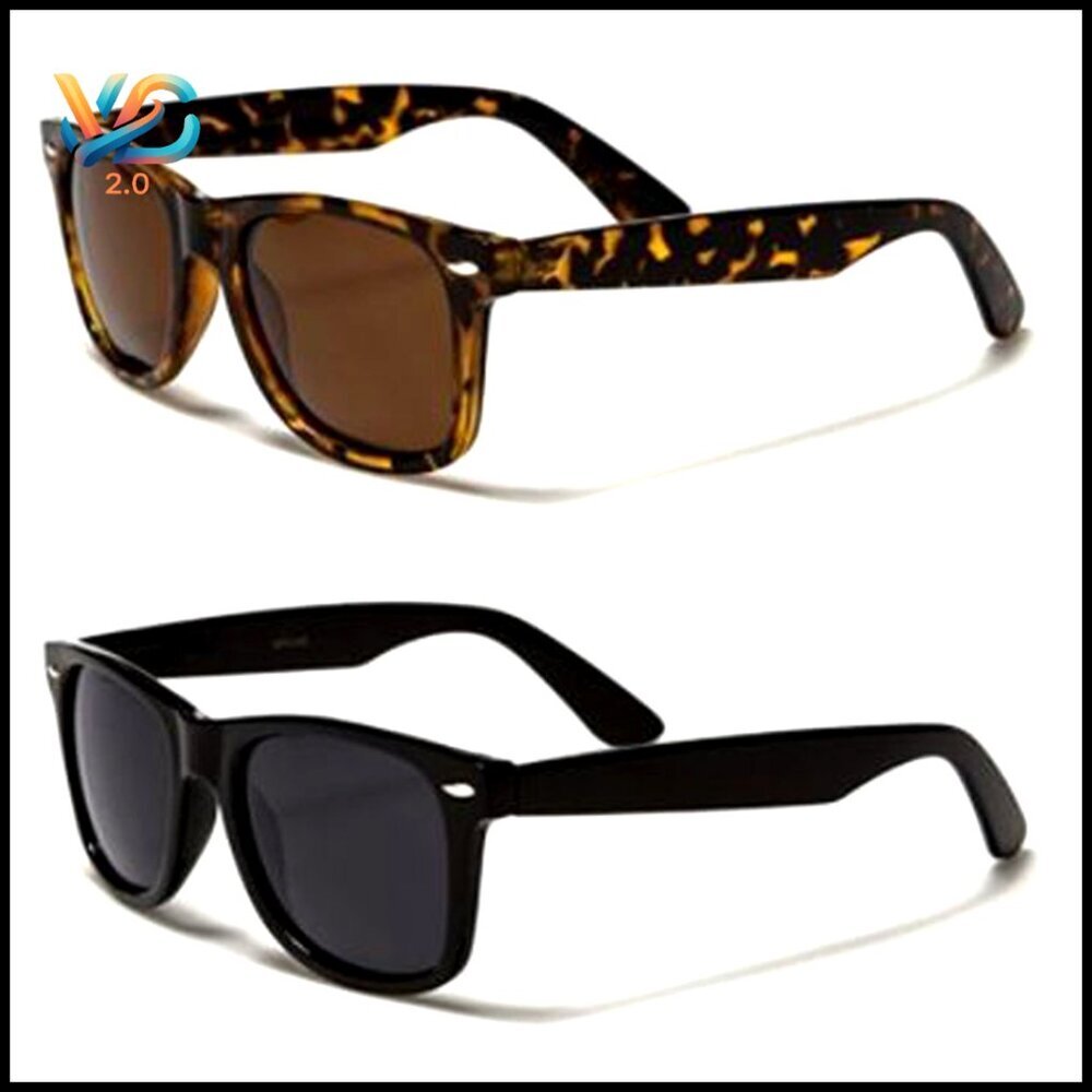 Classic Polarized Sunglasses 2-Pack‎ Plastic Frame UV Protection